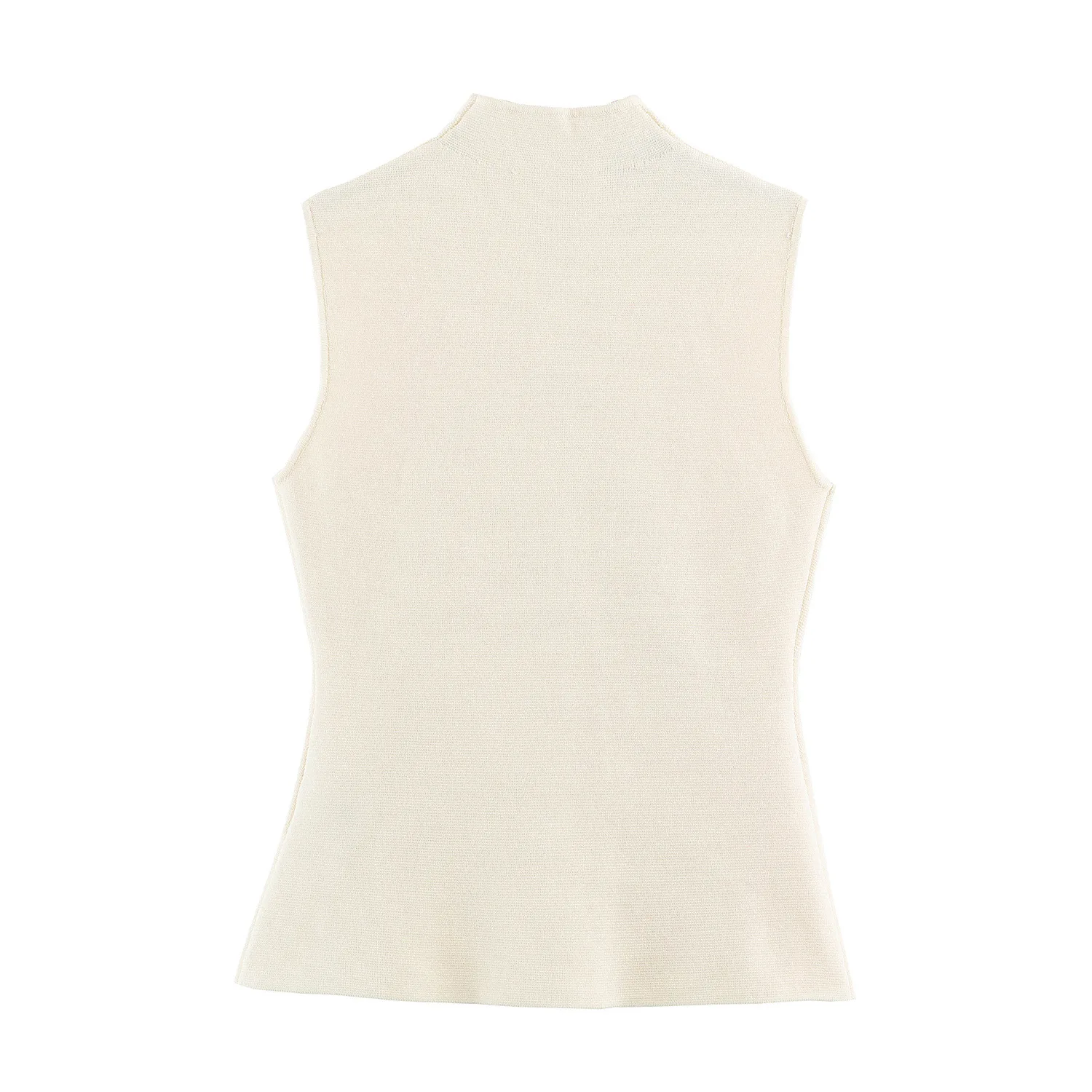 Casual Knitted Vest Top with Button Decoration Versatile Women's Fashion NINE ZAR 2142006 H-Shape Cardigan Style V-Neck Winte...