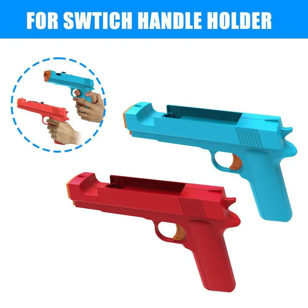 For Switch NS/NS OLED Shooting Game Butt Grip Enhances Interactive Experience For Switch OLED Left Right Gun-shaped Game Handle