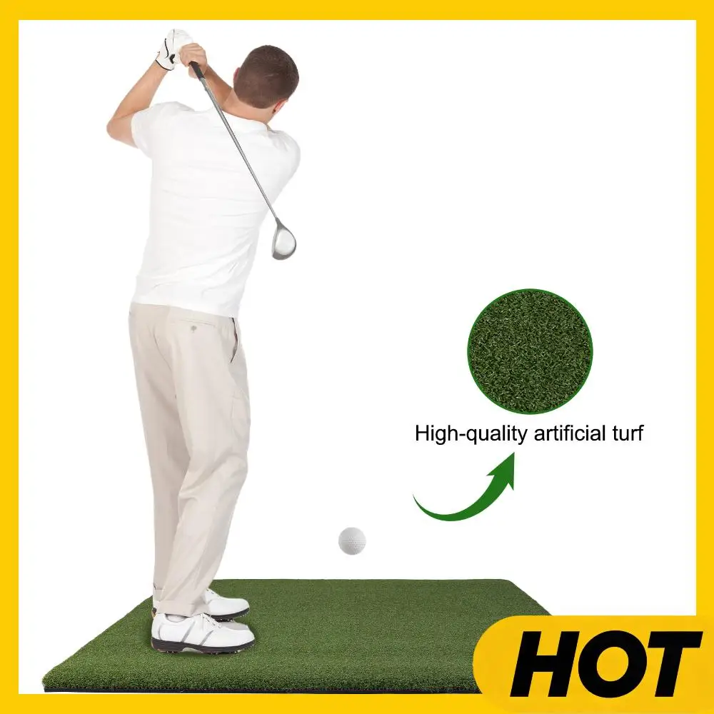 

Тренировочный коврик для гольфа 5x5 футов (35 мм) для отработки чиппинга и драйвинга, для двора/гаража/гольф-полей/симуляторов