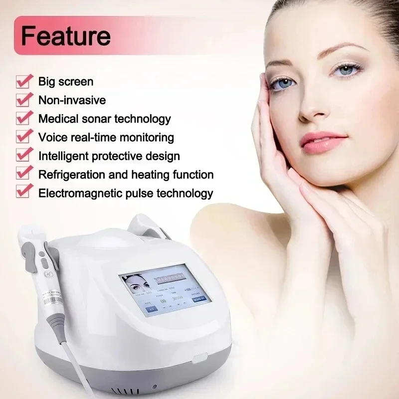 2023 Sonar Magnetic Vibration Activator Beauty Device Korean Tech For Lifting Skin Firming Wrinkle Removal Anti-aging Cooling