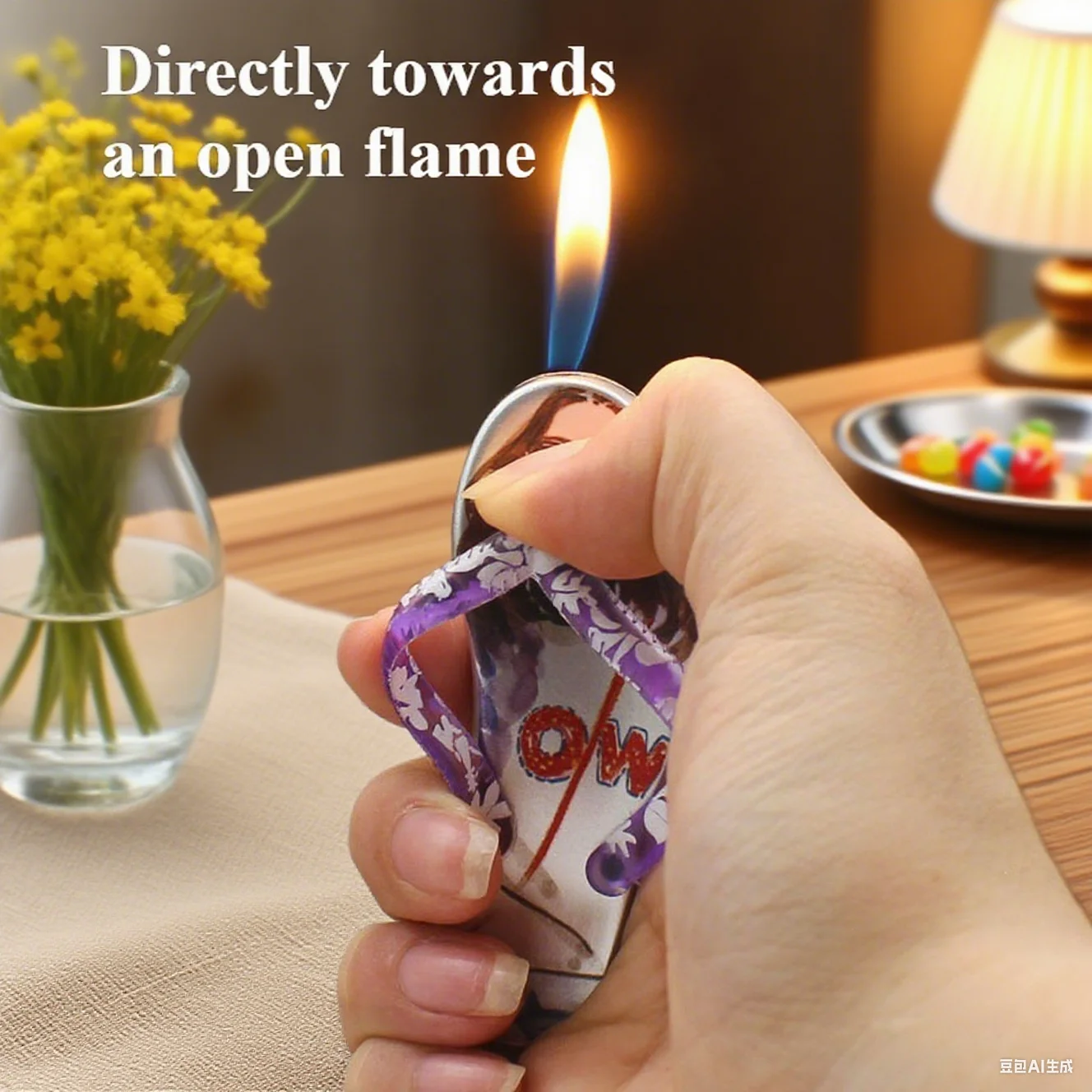 

New Cartoon Open Flame Inflatable Lighter Cute Mini Flip Flops Butane Gas Outdoor Portable Lighter Personalized Smoking Gift