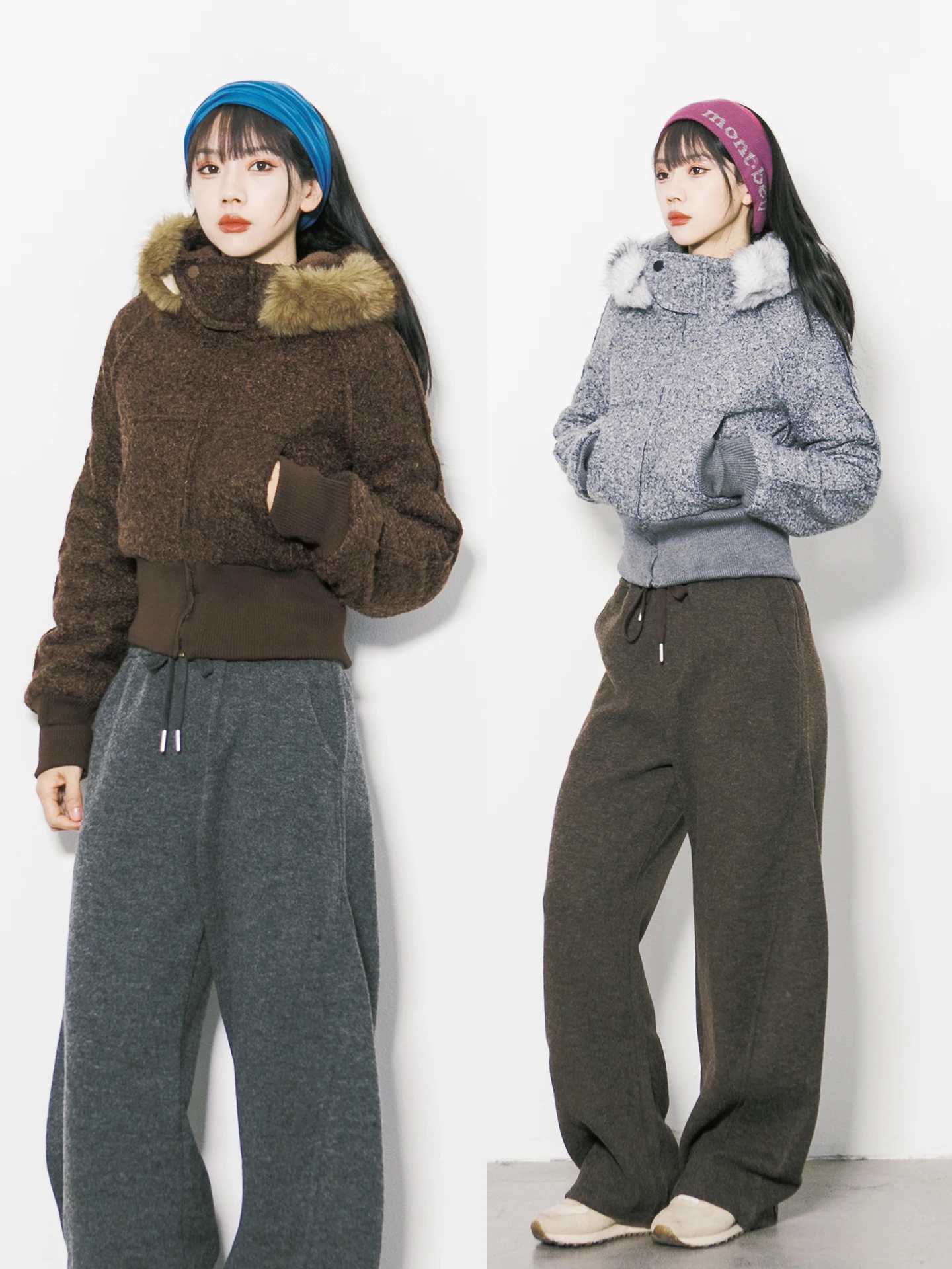 

Хлопковая куртка со съемным меховым воротником в американском стиле ретро, женская зимняя теплая утягивающая верхняя одежда, уличное спортивное повседневное пальто