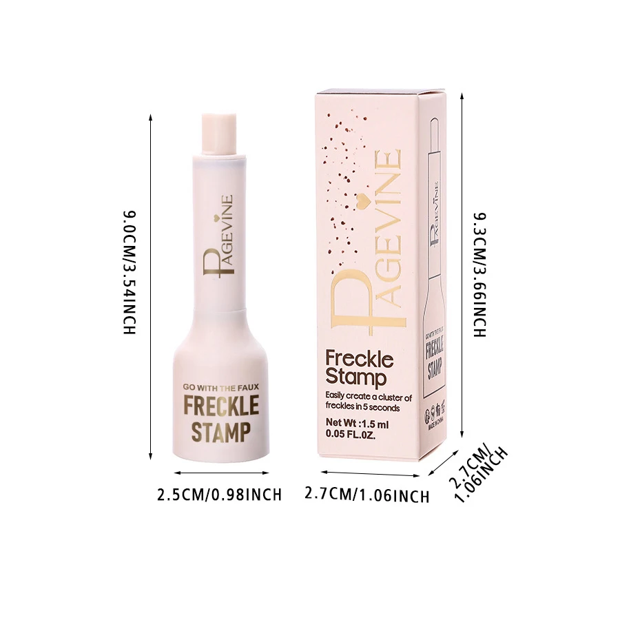 قلم ختم النمش ذو 5 نقاط ذو مظهر طبيعي مقاوم للماء النمش السائل سريع الجفاف وسادة هوائية بدون جهد طرف نقطة تطبيق