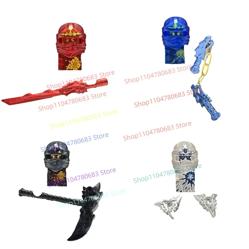 MOC Building Blocks Potential Warrior Mini Figure Assembly Model Ornament Anime TV Character Toy Decoration Gift and Collection