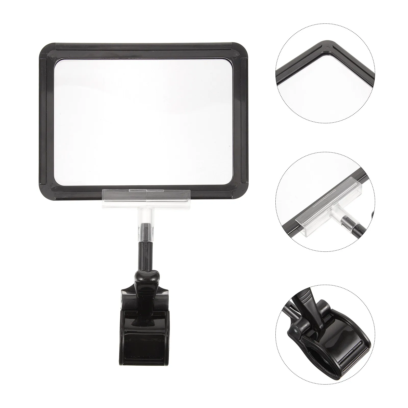 

Держатель ценников на клипсе, регулируемый пластиковый держатель для ценников, клипса для демонстрации товаров в магазинах, супермаркетах и бизнесе