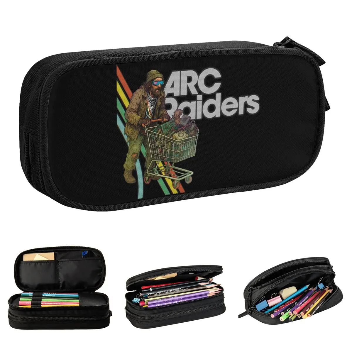 

2025 ARC Raiders Game Pencil Case Pen Box Pencil Bags Kids Large Storage School Supplies Cosmetic Pencil Box