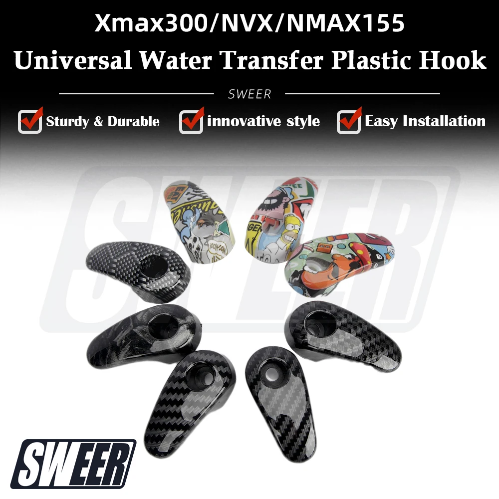 Motorcycle Luggage Hook Compatible with Yamaha Xmax 125 250 300 400 NMAX125 150 NVX155 Aerox Bag Hanger Grip Helmet Holder