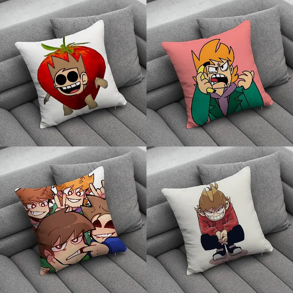 

E-Eddsworlds-S Web Drama Pillow Case Sofa Living Room Bedroom Headboard Backrest Cushion Square Cushion Nap Time