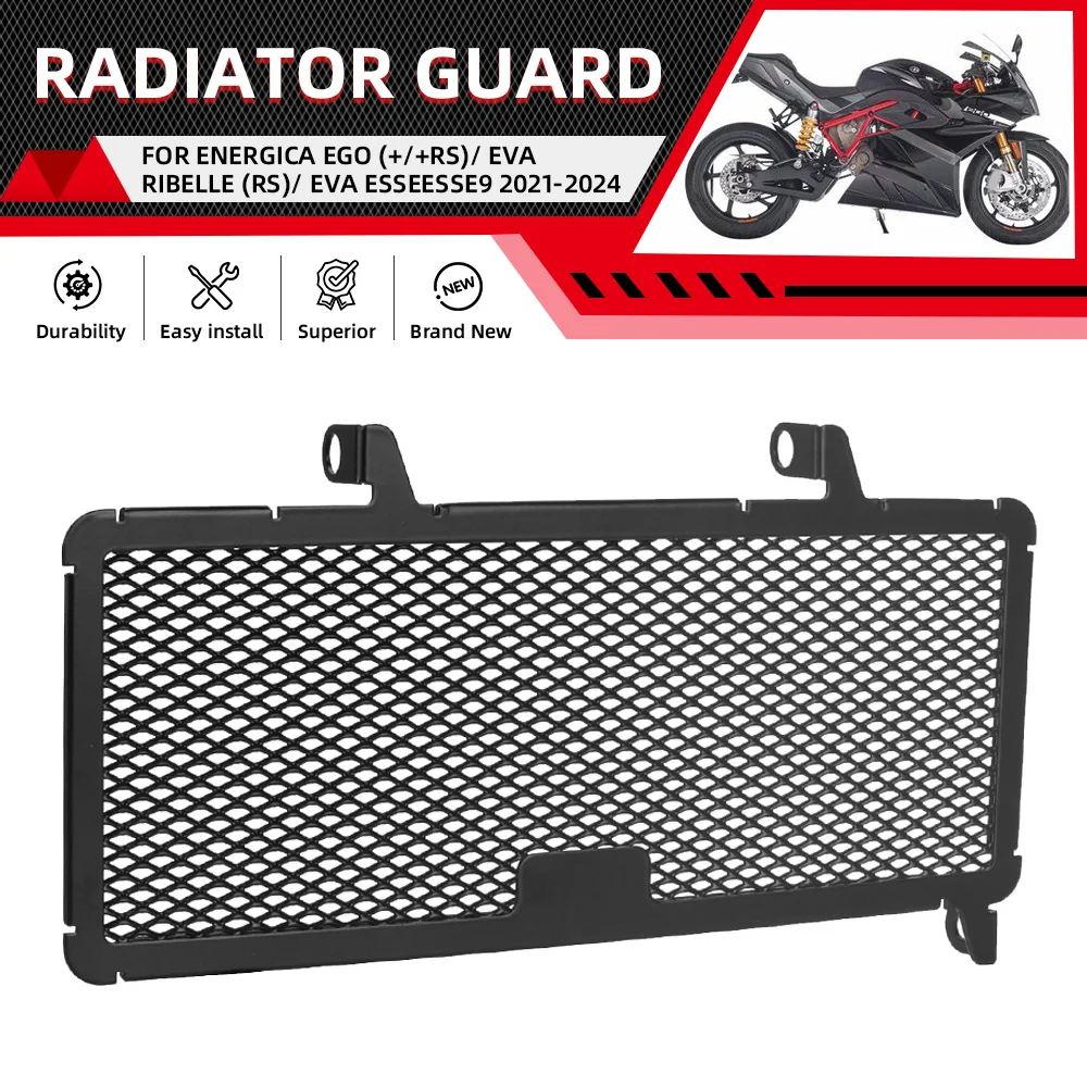 

Motorcycle Radiator Guard Oil Cooler Grill Cover For Energica EGO (+/+RS)/ Eva Ribelle (RS)/ Eva EsseEsse9 '2021-2022-2023-2024