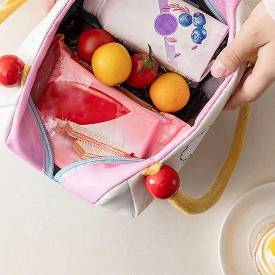 حقيبة يد الأطفال بأنماط كرتونية لطيفة وحقيبة بينتو المعزولة صغيرة وخفيفة الوزن