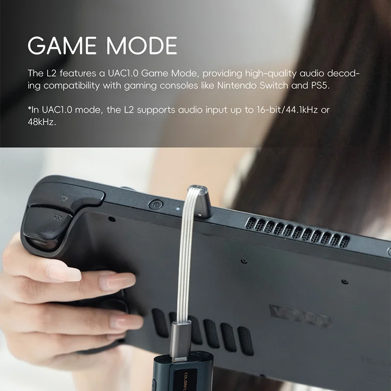 COLORFLY L2 USB DAC アンプ PCM 32 ビット/768KHZ DSD512 ES9039Q2M 3.5 ミリメートル 4.4 ミリメートルボリュームメモリ同軸出力ヘッドフォンアンプ