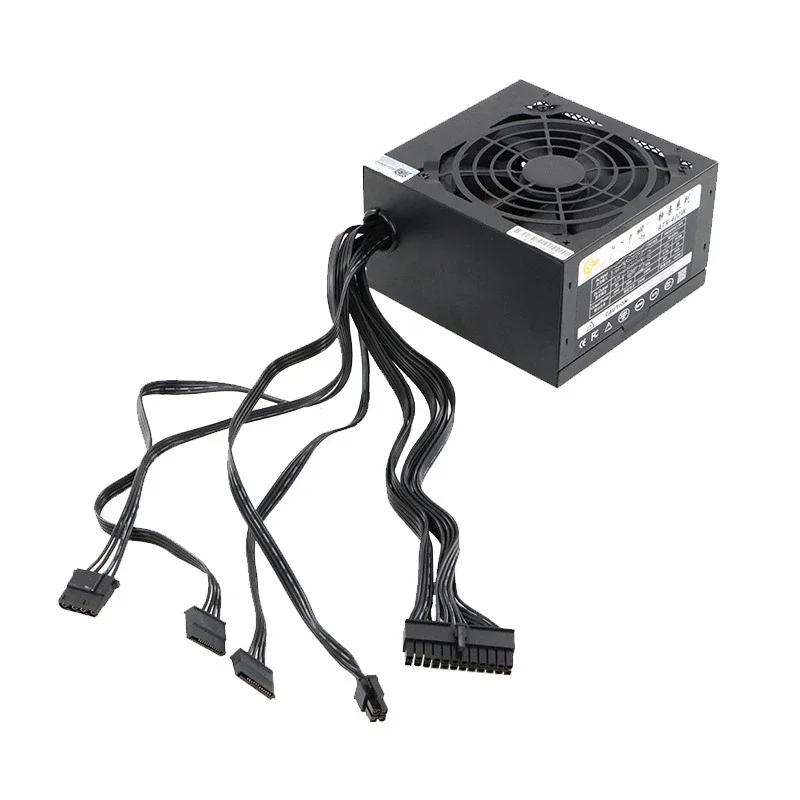

ATX Power Source Peak 400w Chassis, Power Supply Rated 250w, PC Desktop Energy-saving Silent Computer Power Supply