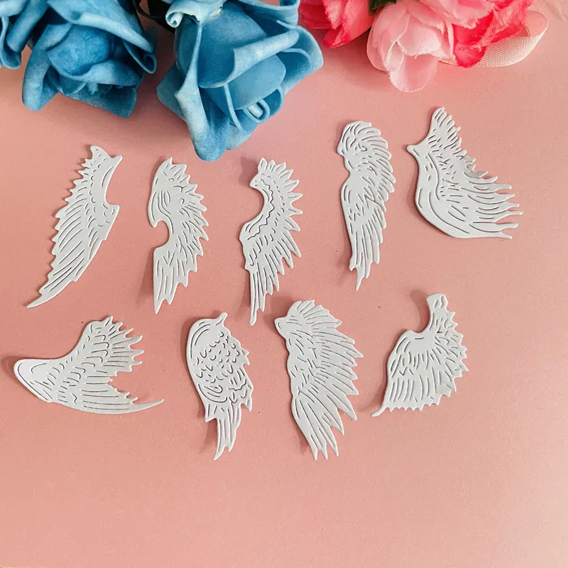 various wings angel decoration die Metal Cutting Dies DIY Scrapbook Paper Cards Embossing Craft Die Cut handmade craft