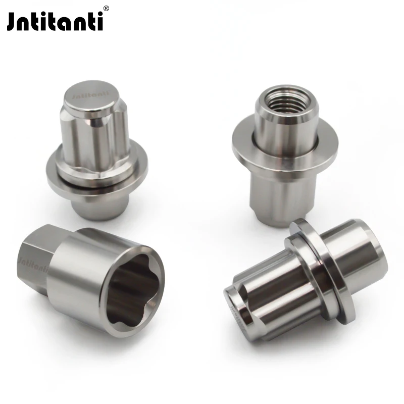 

Jntitanti 5-точечная противоугонная замкнутая магнитная гайка Gr.5 с титановым наконечником M12x1,25 для Infiniti