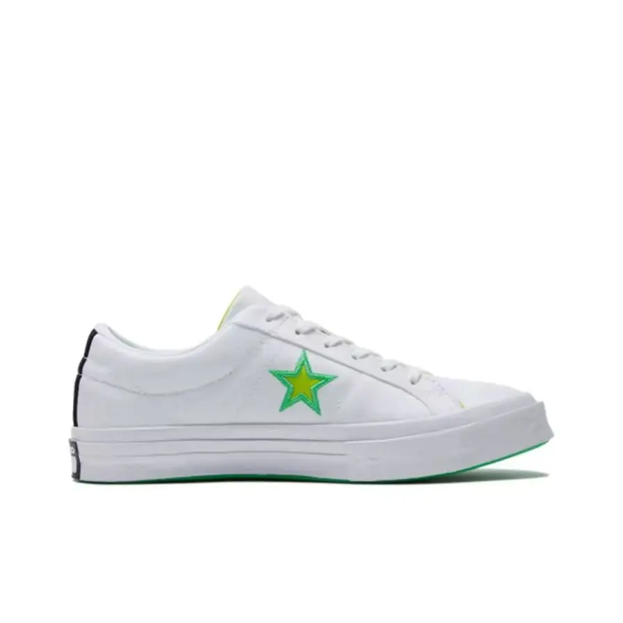 Converse One Star Comfort, Leisure, Fashion Splicing, Shock Absorbent, Anti Slip, Lightweight, Low Top Board Shoes for Women