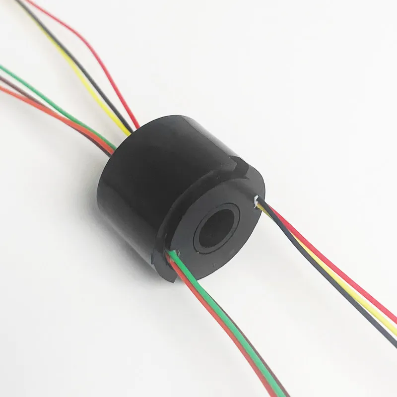 Through-hole Electrical Slip Rings, Conductive Rings and Brushes, 5 Mm-7 Mm, 2-channel, 4-channel, 6-channel, with Central Hole