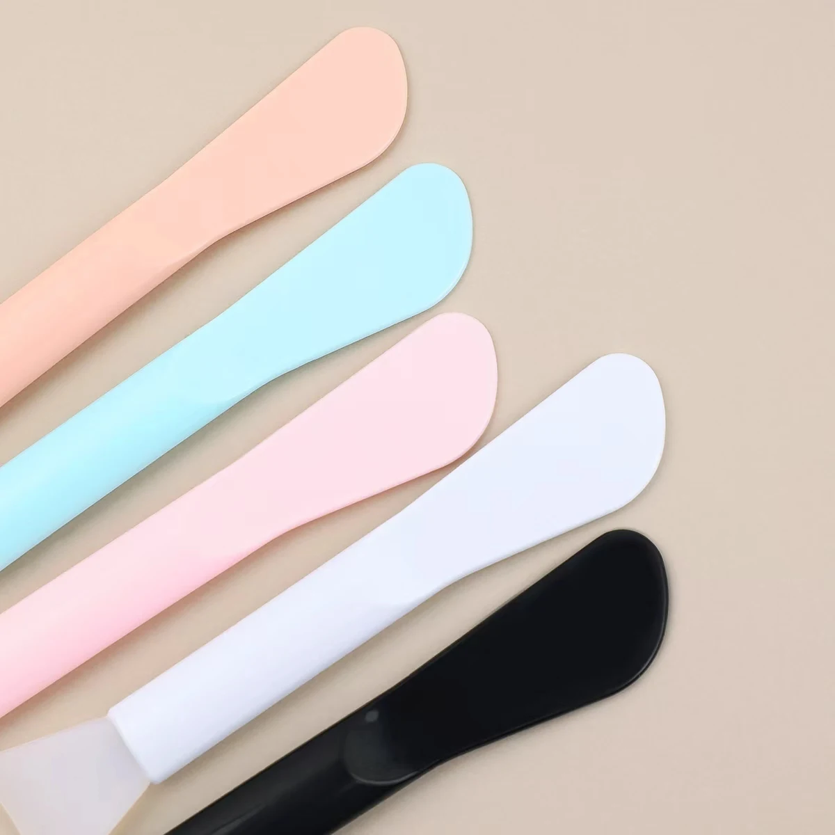 Cepillo de silicona para máscara, cabezal suave con raspador, cepillo para máscara de barro de doble propósito integrado, herramienta de belleza de ajuste de máscara DIY, maquillaje de belleza