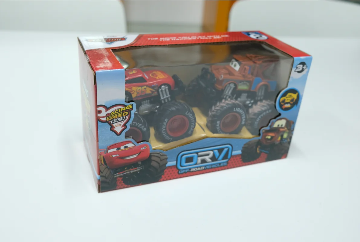 ชุดรถออฟโรดดิสนีย์ abDual Inertia รุ่นพลาสติกหลากหลายแบบสำหรับของเล่นและงานอดิเรก รถยนต์ทั่วไป ชุด 2 คัน