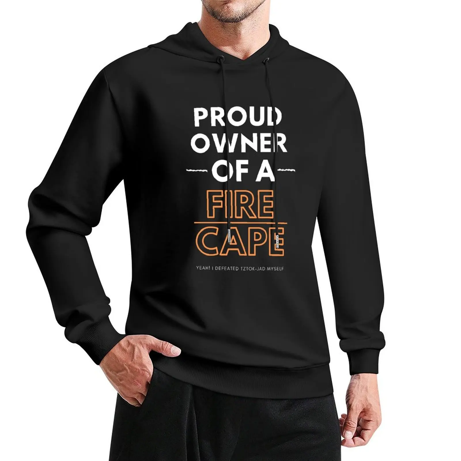 

Proud owner of a fire Cape Pullover Hoodie hooded shirt men wear designer hoodies