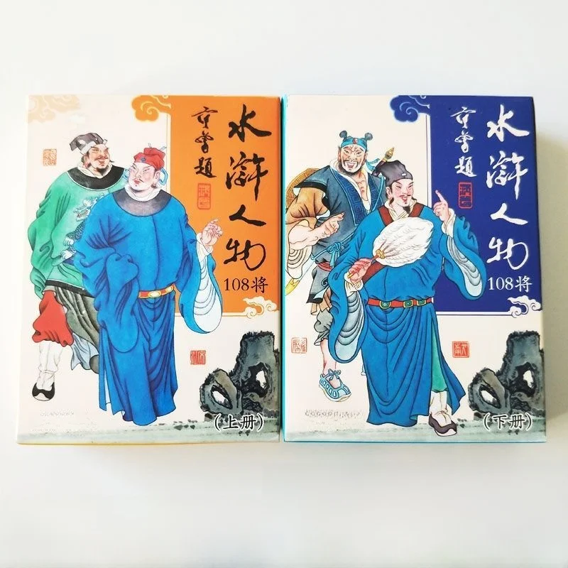 water-margin-108-cartas-jogo-de-poker-inteligente-para-pais-e-filhos-jogo-de-tabuleiro-literatura-chinesa-tradicional-classica-material-em-papel