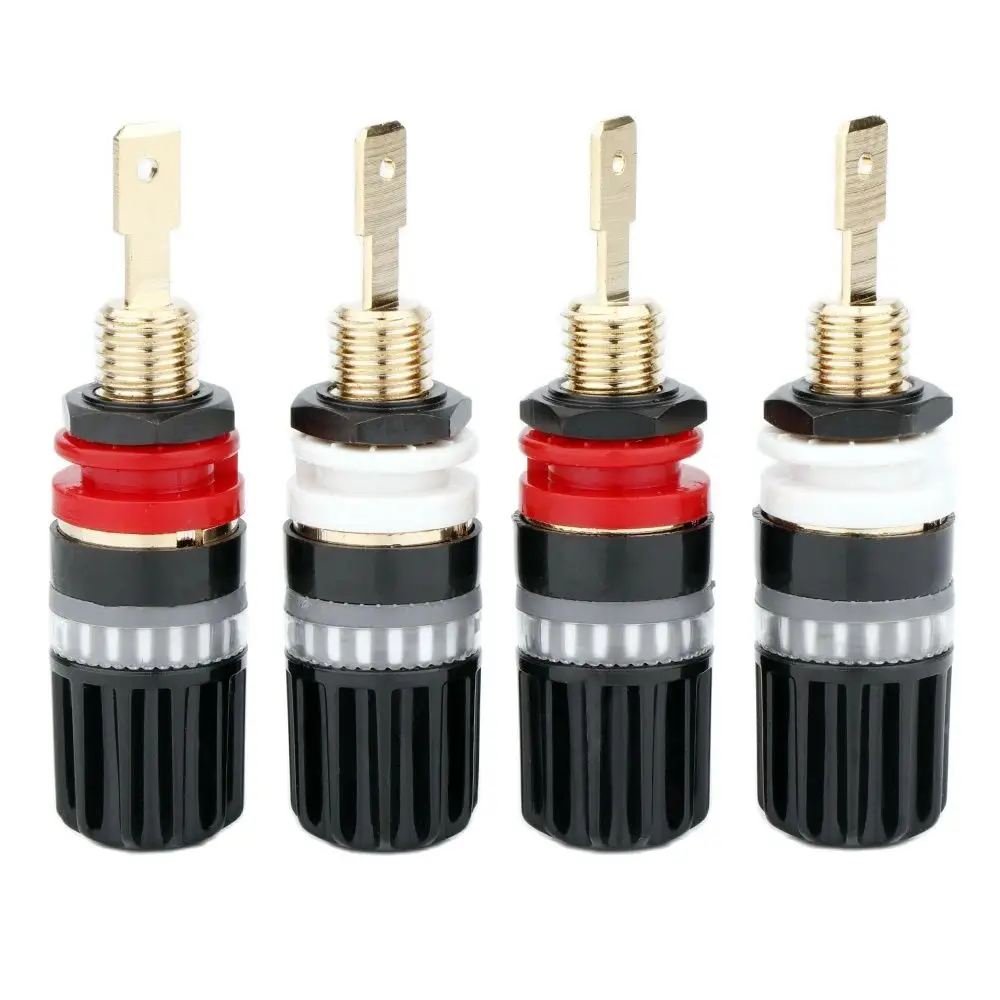 HI-End Speaker Binding Post Audiophile Speaker Terminal Binding Post Conector Banana Plug Connector Amplifier Sound Audio