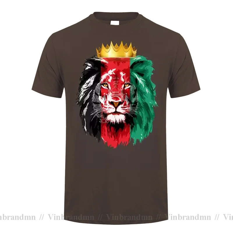 Taliban King of Lion Summer Men's T Shirt Afghanistan Flag With Lion T-Shirt Casual Short Sleeve Funny Gift Male Tops Tee Shirts image 4