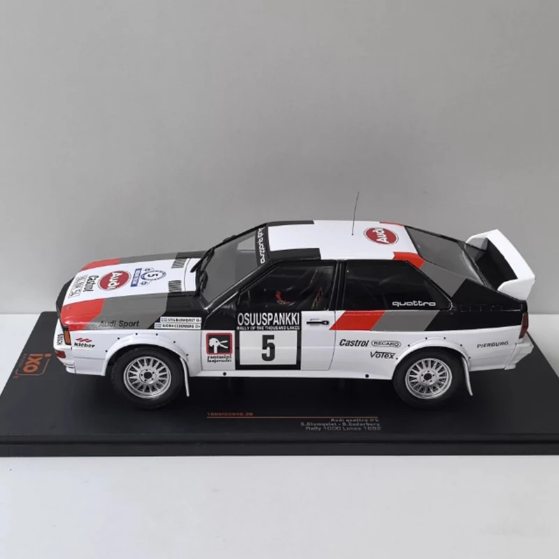 

IXO масштаб 1/18 QUATTRO # 5 1982, имитация модели автомобиля из сплава, статическая коллекция, украшенные праздничные подарки, игрушки, сувенирный подарок