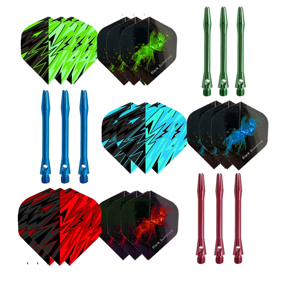 

Алюминиевые стержни для Дартса Популярные дротики с красивым узором для сочетания мягких и стальных аксессуаров для Дартс