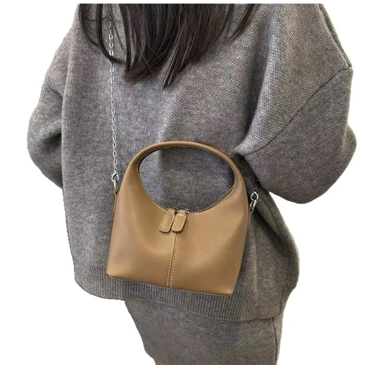 New 2025 Women's Crossbody Bag - Top - Handle for Easy Carrying, Decorative Print Details, Trendy Single - Shoulder Style