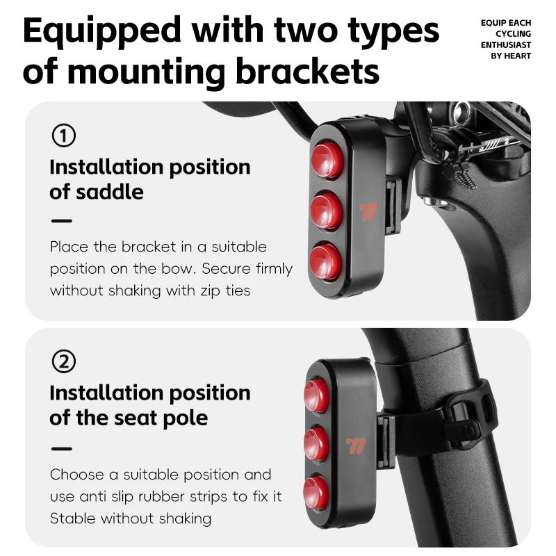 WEST BIKING Bike Taillight IP66 Waterproof Smart Brake Sensing Rear Light Auto Start/Stop LED Cycling Taillight Bike Accessories image 6