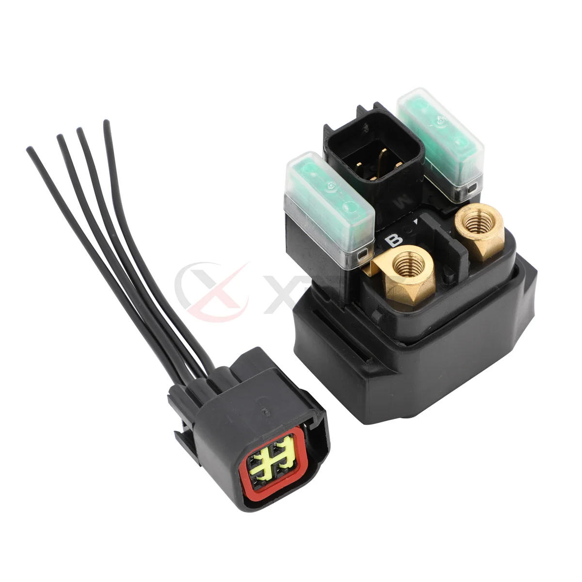 Przekaźnik elektromagnetyczny rozrusznik elektryczny motocykla z wtyczką do Suzuki VL800 DL1000 GSX600F SV650 650s SV1000 SV1000S AN400 2003-2009