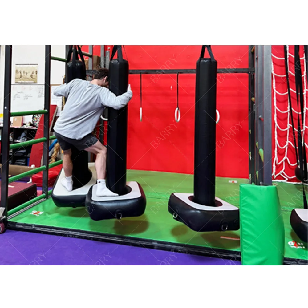 

Parkour Kids Indoor Games Equipment for Adults and Kids Trampoline Park Gym Mat Air Track Inflatable Parkour Obstacle Course