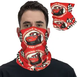 Cars 3 Lightning McQueen Piston Bandana Neck Gaiter Printed Mask Scarf Multi-use Cycling Scarf Running Unisex Adult Winter