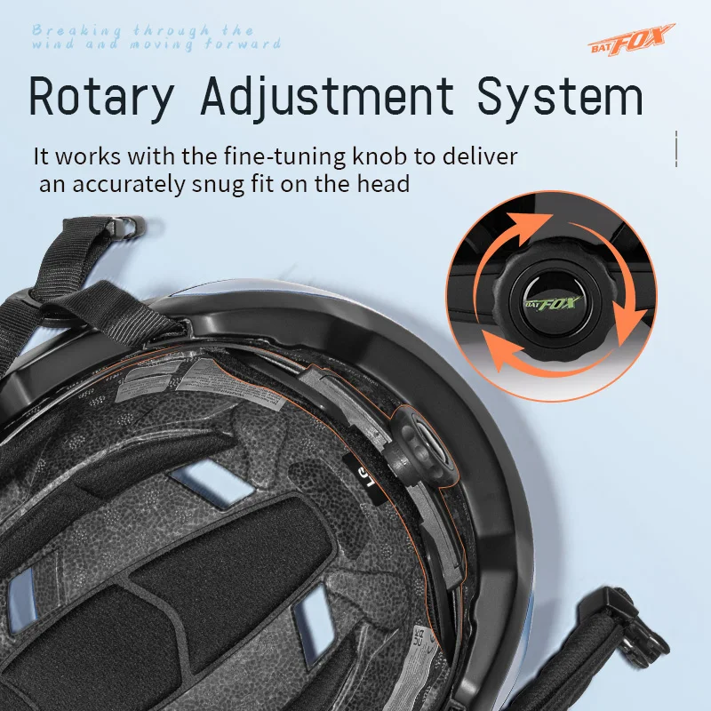 Kask rowerowy BATFOX Męski Damski Formowany Integralnie Off-road Downhill MTB Kaski Rowerowe Ochrona Bezpieczeństwa Sprzęt do Rowerów Górskich