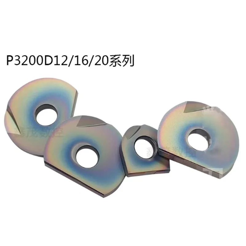 10 PZ P3200-D08 P3200-D10 P3200-D12 P3200-D16 P3200-D20 P3200-D25 P3200-D30 CNC Inserto semicircolare colorato Per acciaio tempestato