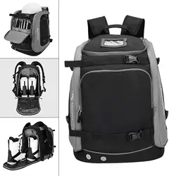 Durable 65L Ski Backpack Large Capacity Carrying Bag Lightweight Compartments for Snowboard Accessories Jacket Outdoor Goggles