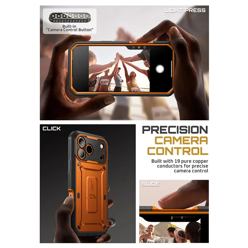 SUPCASE For iPhone 17 Pro Max Case 6.9" (2025) UB Pro Wytrzymałe, ochronne etui na telefon z pełną ochroną i wbudowanym ochrania — zdjęcie produktu 4