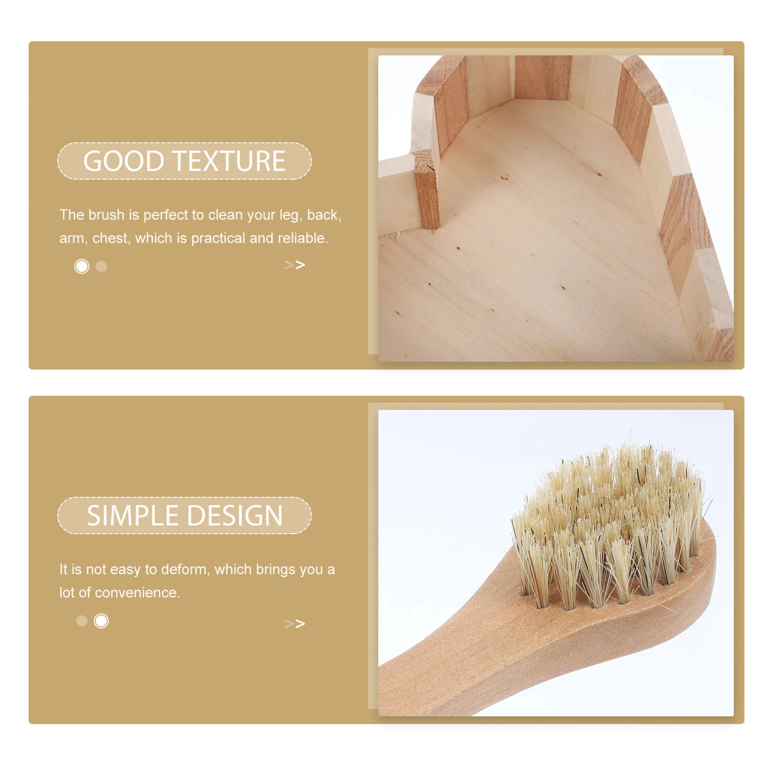 

1 set 1 Set Shower Set Compact Bath Brush Body Scrubber Kit For Leg Back Arm Chest Foot Scrubbing Tool Skin Care Tools Bathing