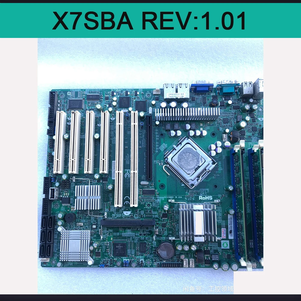 For Supermicro Server Motherboard 775 Stitches X7SBA REV:1.01