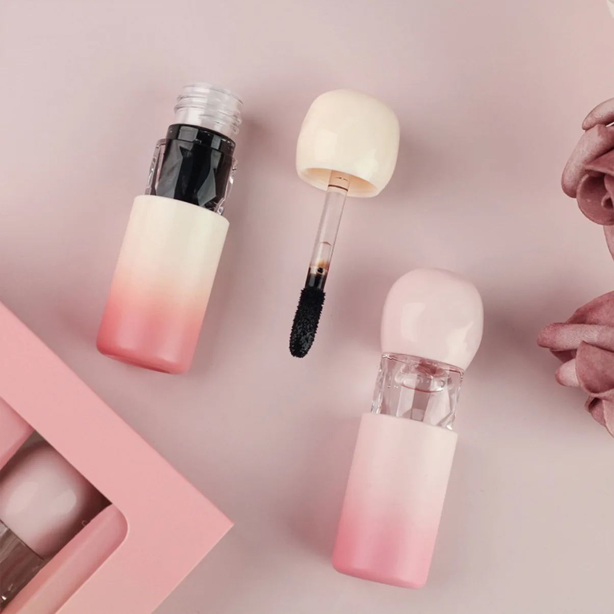 Vegan Matte Waterproof Peel Off Lip Gloss Mirror Lipstick 2Pcs Set Private Label Custom Logo Wholesale Makeup Beauty Cosmetic