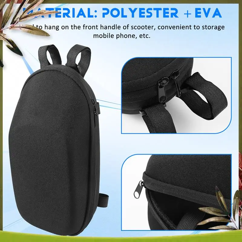 

Portable Scooter Front Handle Bag For Xiaomi Mijia M365 Electric Scooter Head Charger Bag Electric Skateboard Tool Storage Bag C