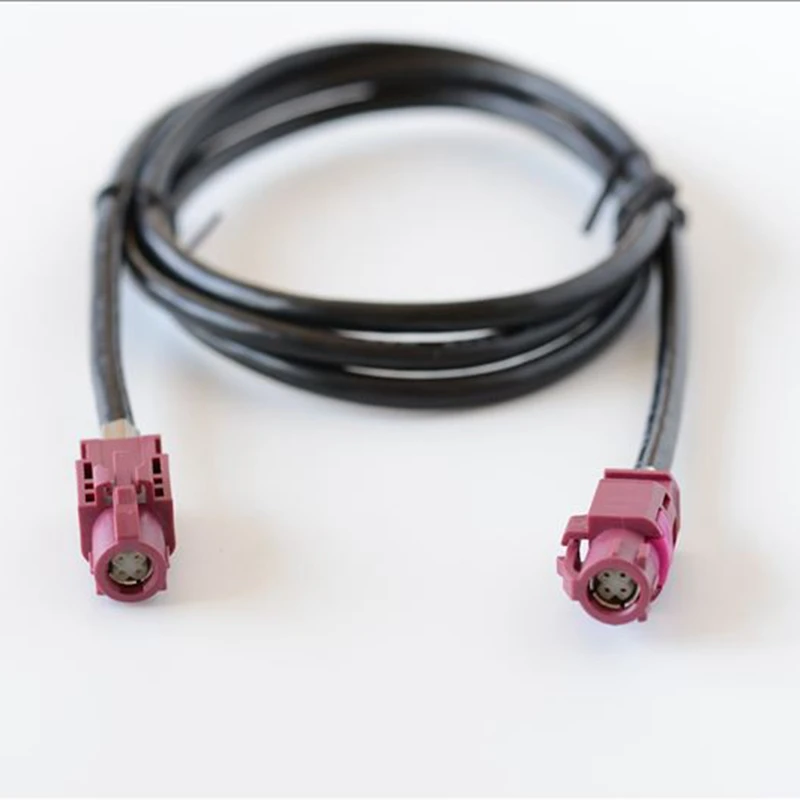 For BMW- M5 3 5 7 Series X1 X3 X5 RGB Video Camera Reversing Image LVDS Wiring Harness 4Pin Video Cable