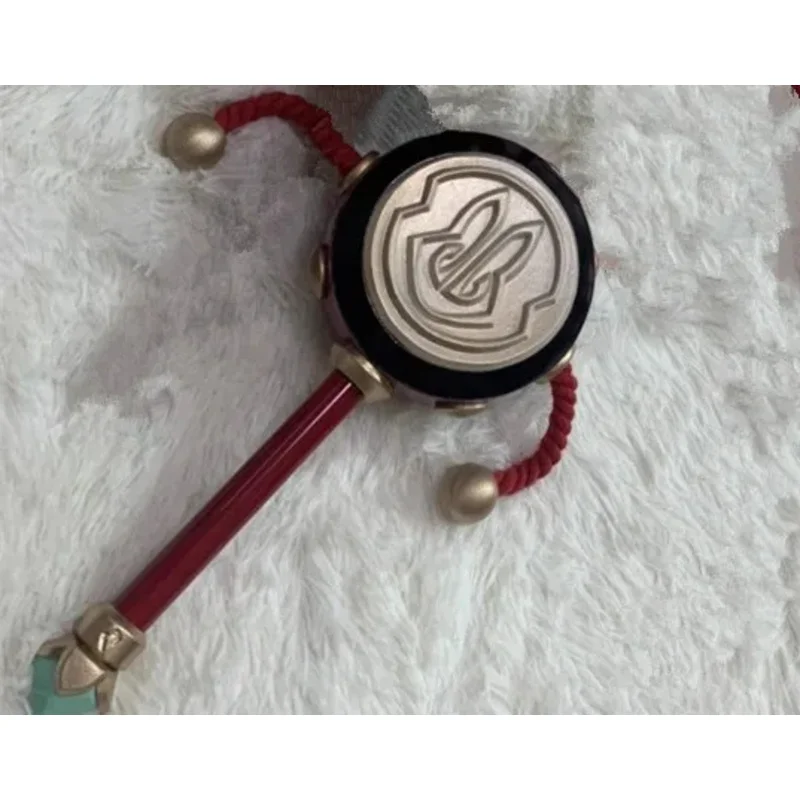 qq023Seraphine LOL Mythmaker Seraphine Wig cosplay rattle-drum Dark Purple Red Gradient Long Heat Resistant Hair