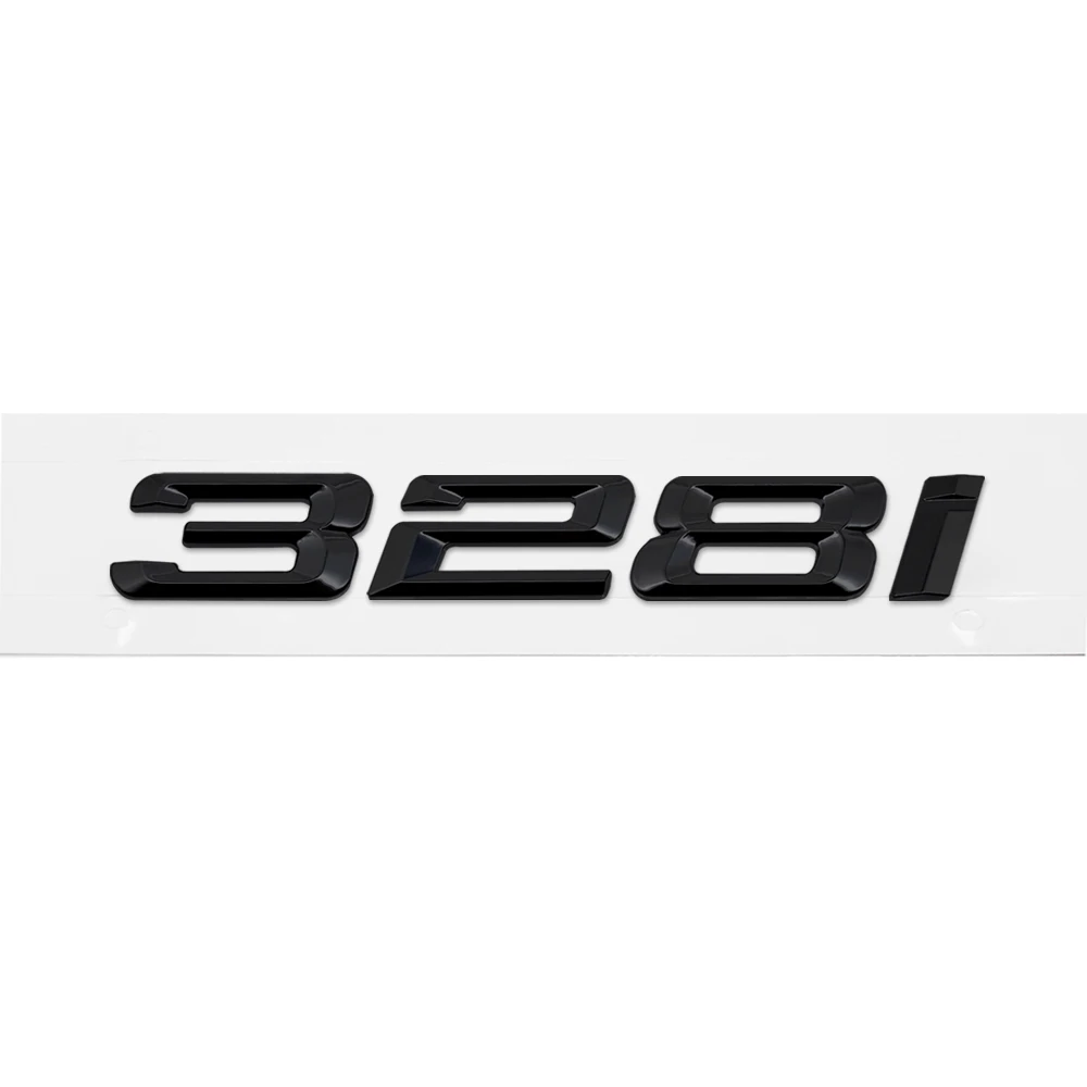 For BMW G20 G21 G28 F30 F31 F34 F35 E90 E91 E92 E93 E46 DIY Sticker Rear Trunk Badge Plastic Decal 3 Series 328i 330i 335i 340i