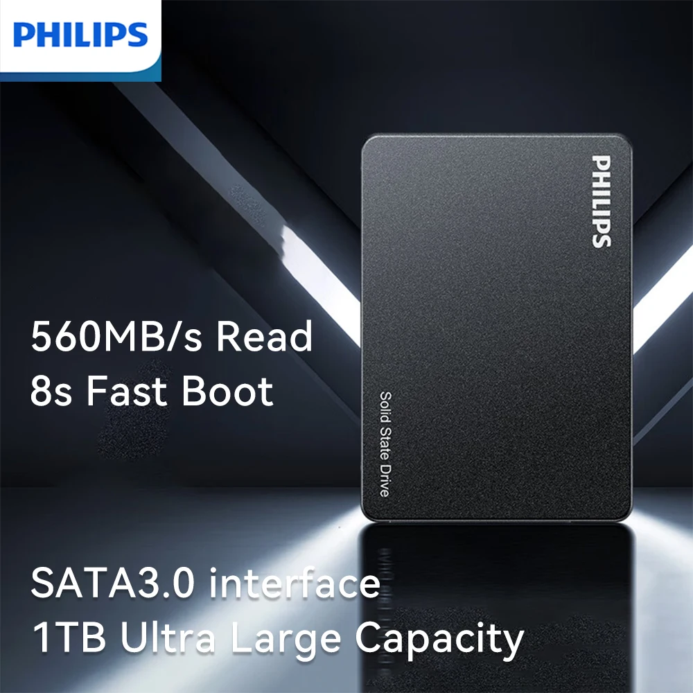 

Твердотельный накопитель PHILIPS SATA3 1 ТБ 512 ГБ 256 ГБ 2,5 внутренний жесткий диск 128 ГБ 256 ГБ 512 ГБ 1 ТБ твердотельный накопитель для ноутбука и настольного ПК