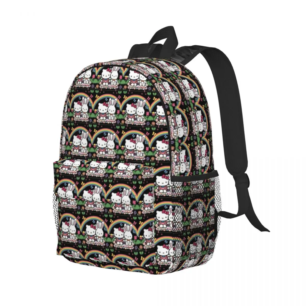 Hello Kitty Durable 15-Inch Backpack - Ergonomic Lightweight Design for Comfort and Convenience