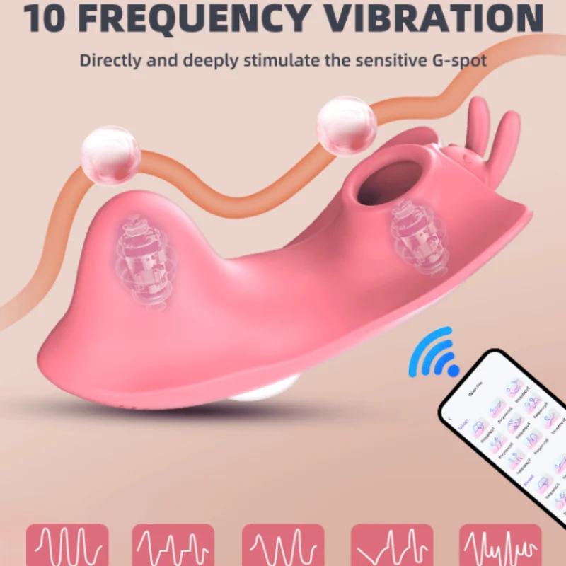 فراشة صغيرة هزاز اللباس الداخلي يمكن ارتداؤها البظر محفز الجنس لعب APP التحكم عن بعد الهزاز الإناث الاستمناء ألعاب جنسية