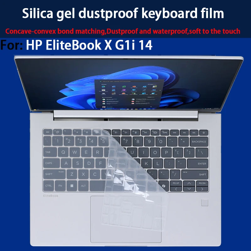 

Пленка для клавиатуры HP EliteBook X G1i 14, 14-дюймовая пленка для ноутбука с соотношением сторон 16:10, защитная пленка для экрана, антибликовая пленка, матовая пленка.