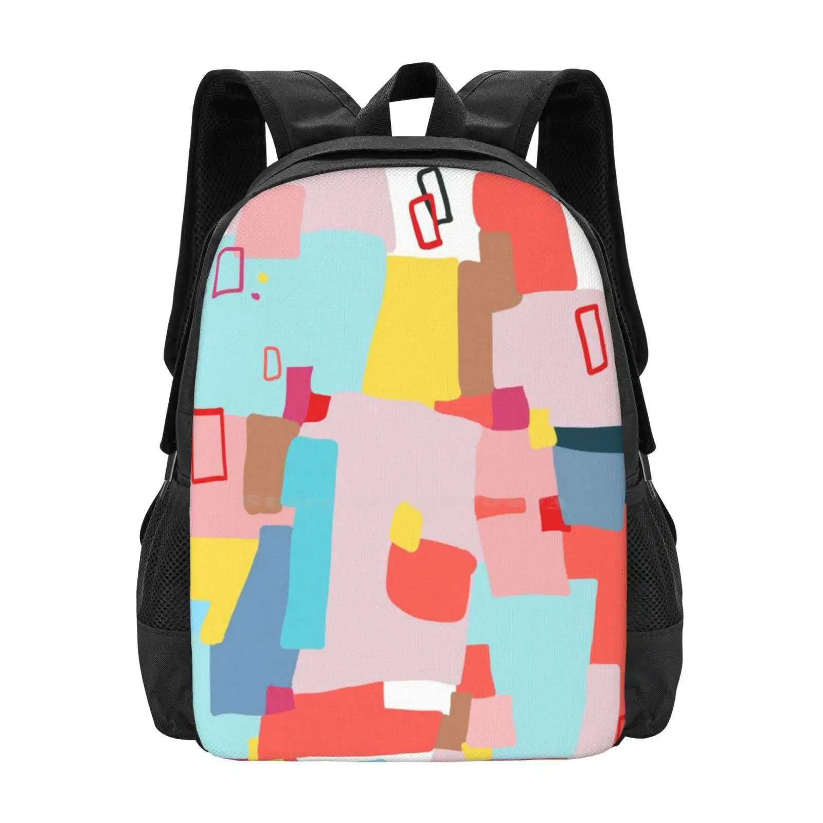 Windows Of Possibility #Abstractart #Painting Hot Sale Schoolbag Backpack Fashion Bags Pattern Abstract Modern Art Minimal