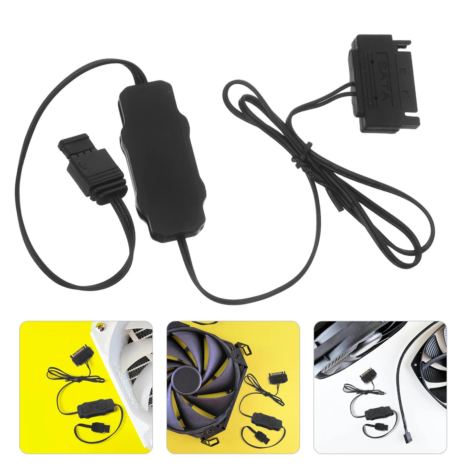 Mini 5V 3-Pin Argb Controller For Pc Rgb Fan Speed Lighting Sync Gaming Accessories Diy Desktop Setups Compact Efficient Speed
